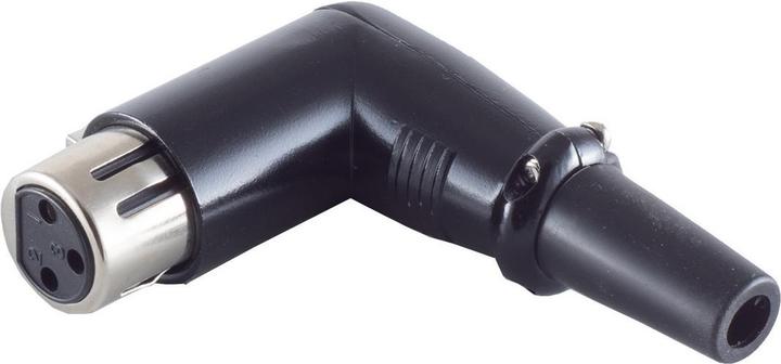 Shiverpeaks ®-BASIC-S-- Coupleur coudé XLR, noir