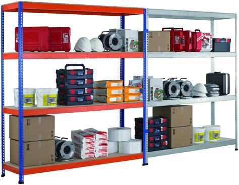 Actual product image Schulte Lagertechnik Wide span rack Z1 with chipboard