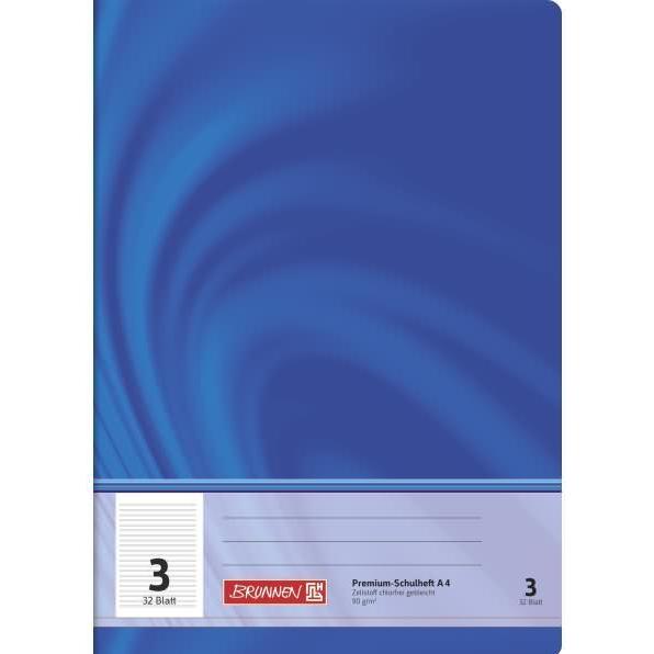 Brunnen, Heft + Block, Schulheft Vivendi Lineatur 3 liniert DIN A4 ohne Rand, 32 Blatt (A4)