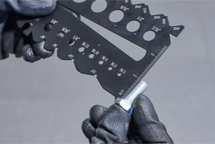 Produktbild BGS Schrauben- und Gewindeschablone | Zollgrössen | 1/4 - 2"