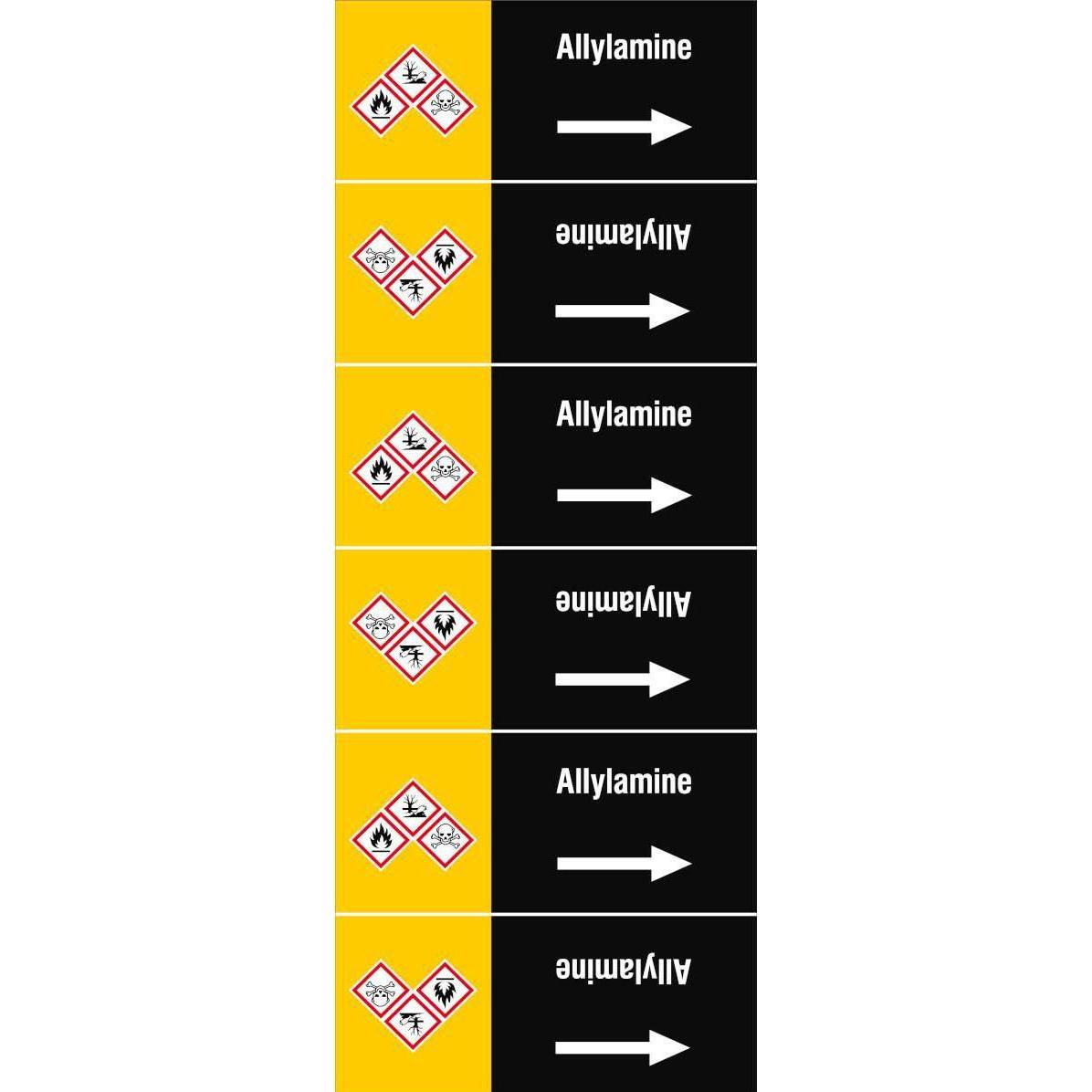 Brady, Etiketten, ISO 20560 Pipe Markers -