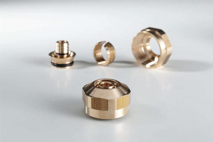 Actual product image Empur Compression fitting PURTHERM 20x2mm, brass (Pipe fitting)