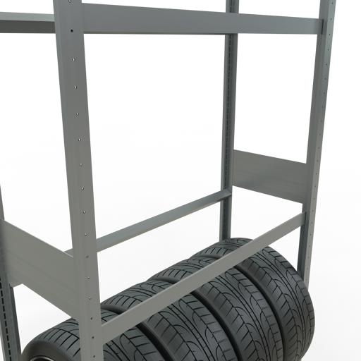 Actual product image Schulte Lagertechnik Wheels basic rack MULTIplus150