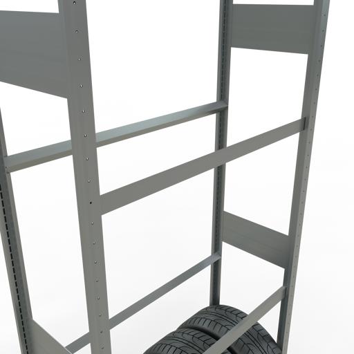 Actual product image Schulte Lagertechnik Wheels basic rack MULTIplus150