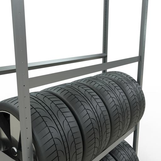 Actual product image Schulte Lagertechnik Wheels basic rack MULTIplus150