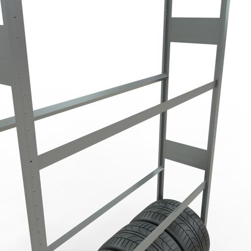 Actual product image Schulte Lagertechnik Wheels basic rack MULTIplus150