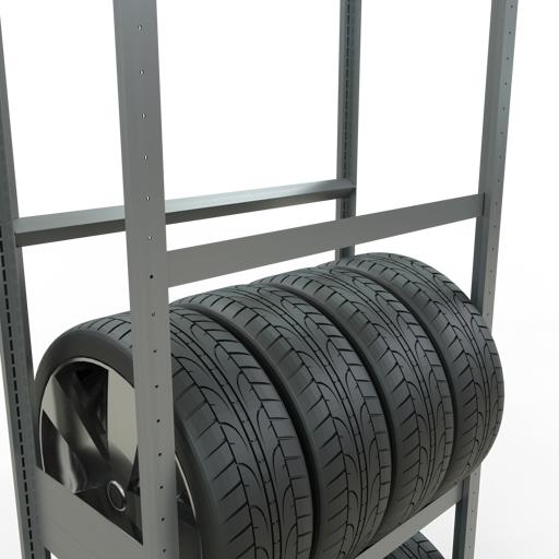 Actual product image Schulte Lagertechnik Wheels basic rack MULTIplus150