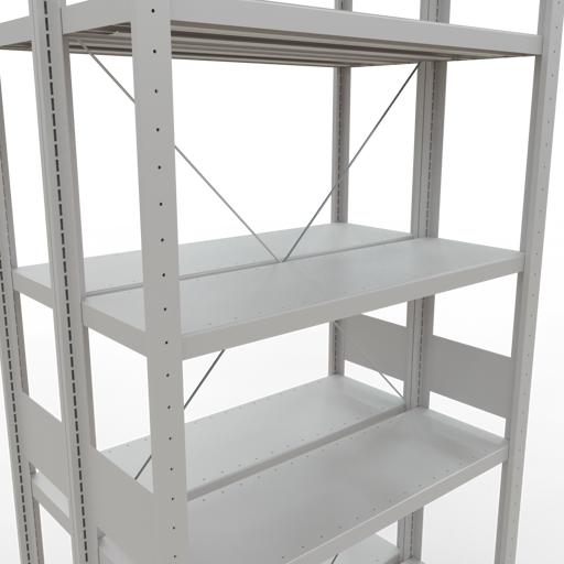 Actual product image Schulte Lagertechnik Double basic shelf MULTIplus250