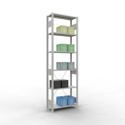 Actual product image Schulte Lagertechnik MULTIplus150 basic racking system with cross braces