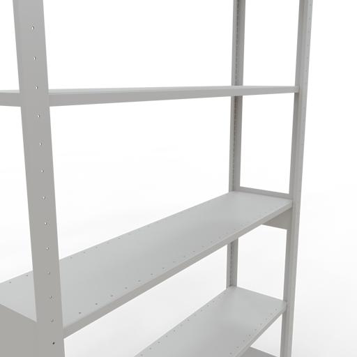 Image du produit Schulte Lagertechnik Système d'étagères de base MULTIplus150 sans boulons avec longerons.