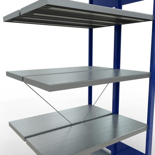 Actual product image Schulte Lagertechnik Double add-on shelf MULTIplus250