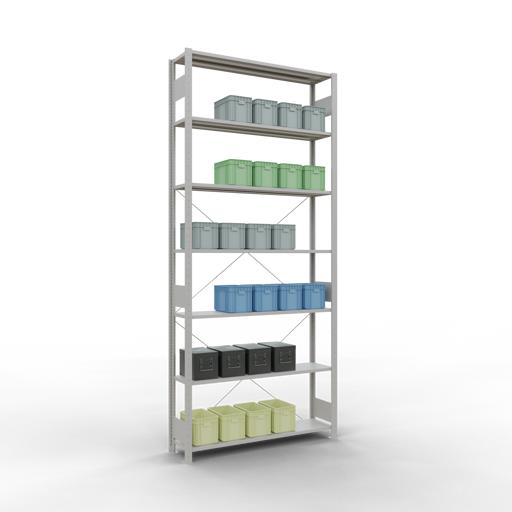 Actual product image Schulte Lagertechnik MULTIplus150 basic racking system with cross braces