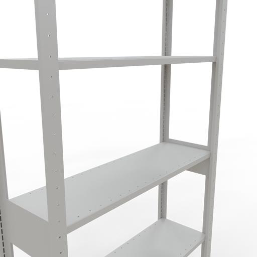 Image du produit Schulte Lagertechnik Système d'étagères de base MULTIplus150 sans boulons avec longerons.