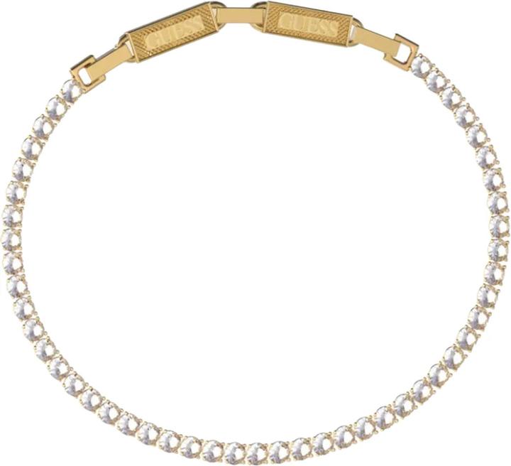 Actual product image Guess TENNIS BRACELET LOGO BUCKLE bracelet (21 cm, Stainless steel)