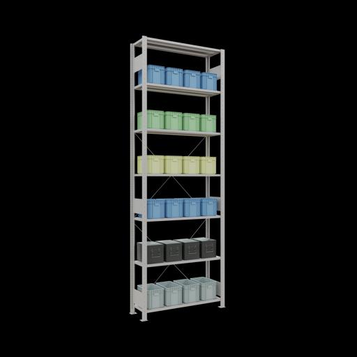 Immagine prodotto Schulte Lagertechnik MULTIplus150 sistema di scaffalatura di base senza bulloni con traversa