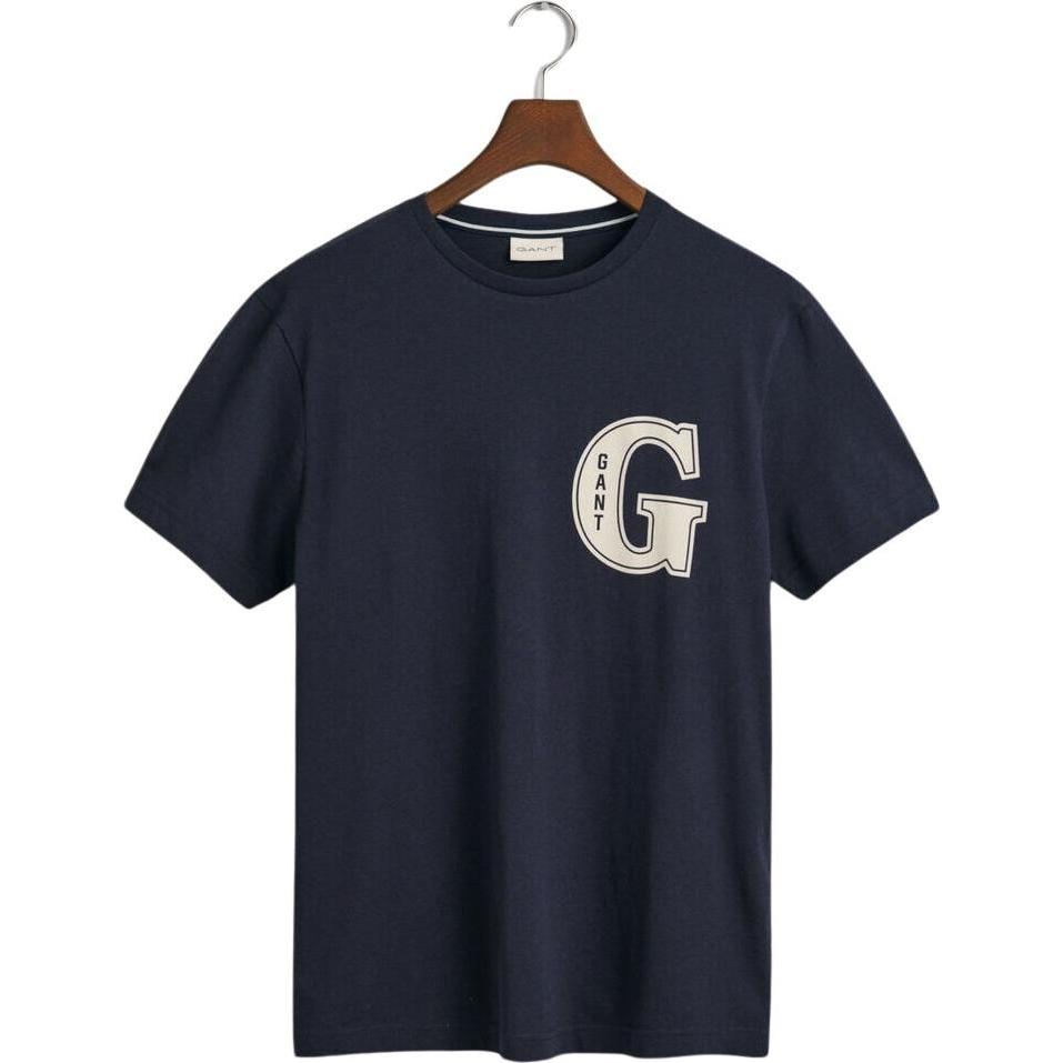 GANT, Herren, Shirt, t-shirt, Blau, (M)
