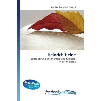 Heinrich Heine, Fachbücher von Annika Darsdorf