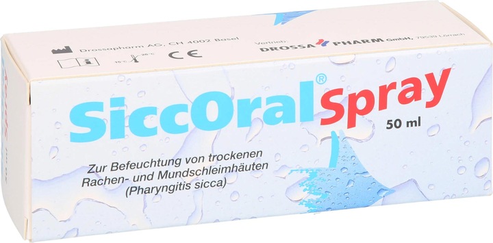 Produktbild Drossapharm SiccOral Spray zur Befeuchtung von trockenen Mund- und Rachenschleimhäuten, 50 ml SPR (50 ml)
