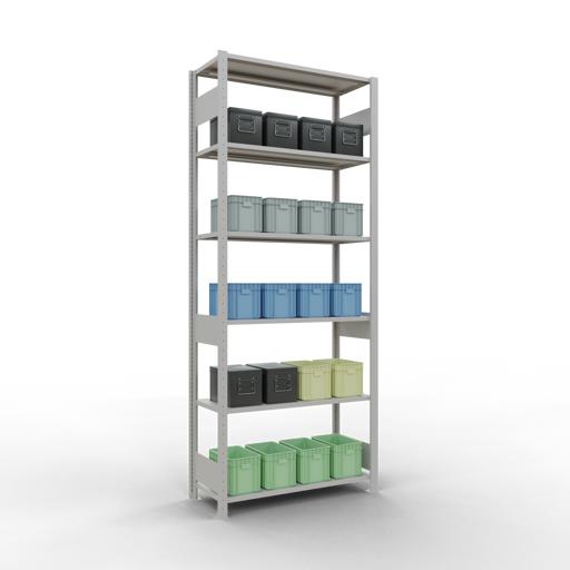 Actual product image Schulte Lagertechnik MULTIplus150 basic racking system with length ledgers