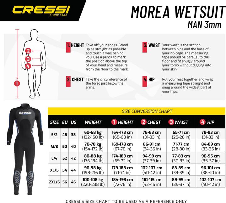 Actual product image Cressi Morea (3 mm, S)