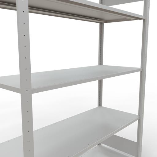 Image du produit Schulte Lagertechnik Système d'étagères de base MULTIplus150 sans boulons avec longerons.