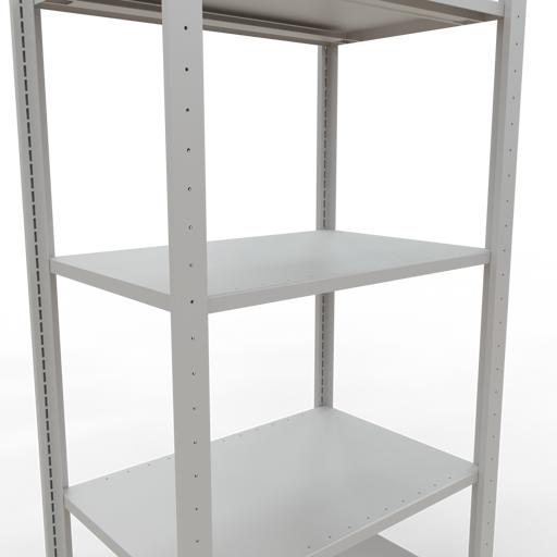 Image du produit Schulte Lagertechnik Système d'étagères de base MULTIplus150 sans boulons avec longerons.