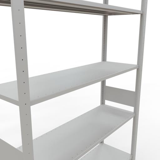 Image du produit Schulte Lagertechnik Système d'étagères de base MULTIplus150 sans boulons avec longerons.
