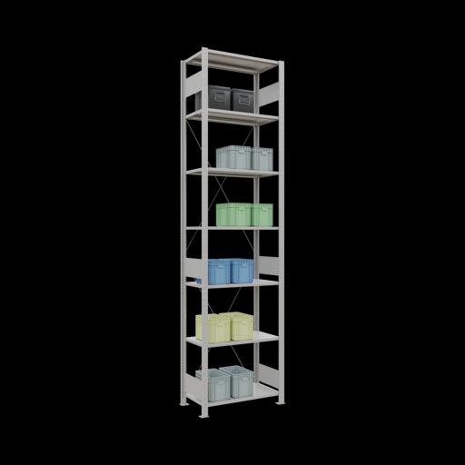 Immagine prodotto Schulte Lagertechnik MULTIplus150 sistema di scaffalatura di base senza bulloni con traversa