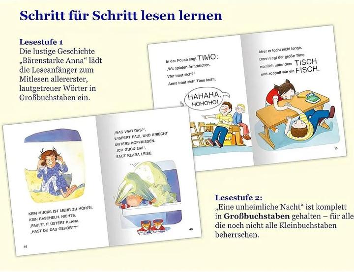 Produktbild Leseprofi Mein dickes Buch zum Lesenlernen: In 4 Stufen zum Leseerfolg (Deutsch, Alexandra Fischer-Hunold, Catharina Westphal, Dorothea Tust, Hanneliese Schulze, Jutta Wilke, Luise Holthausen, Sandra Reckers, 2018)