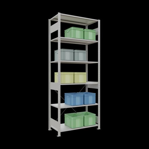 Actual product image Schulte Lagertechnik MULTIplus150 basic racking system with cross braces