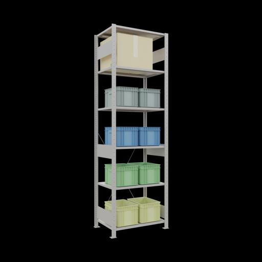 Immagine prodotto Schulte Lagertechnik MULTIplus150 sistema di scaffalatura di base senza bulloni con traversa
