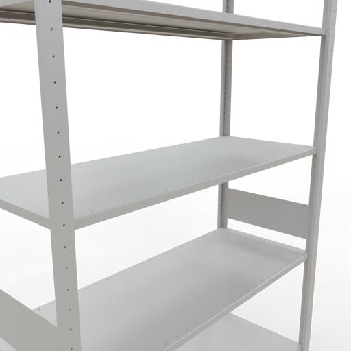 Image du produit Schulte Lagertechnik Système d'étagères de base MULTIplus150 sans boulons avec longerons.