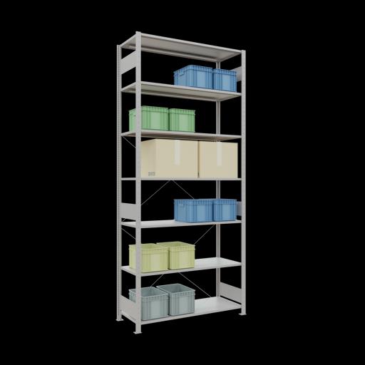 Immagine prodotto Schulte Lagertechnik MULTIplus150 sistema di scaffalatura di base senza bulloni con traversa