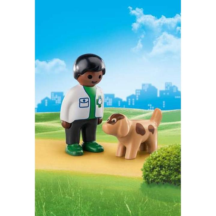 Produktbild Playmobil Tierarzt mit Hund (70407, Playmobil 1.2.3)