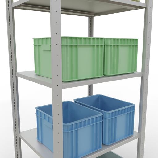 Image du produit Schulte Lagertechnik Elément départ MULTIplus150 avec traverse de longueur
