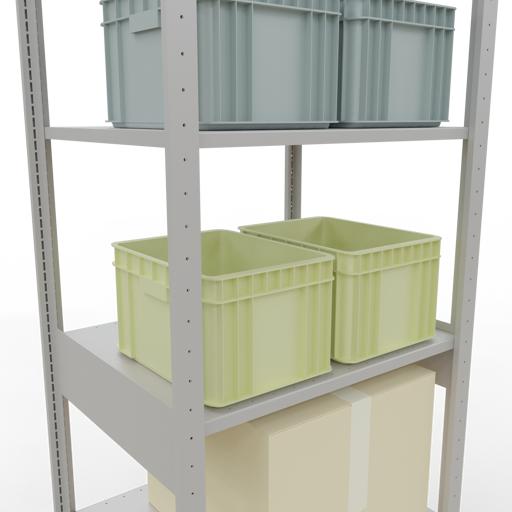 Image du produit Schulte Lagertechnik Elément départ MULTIplus150 avec traverse de longueur