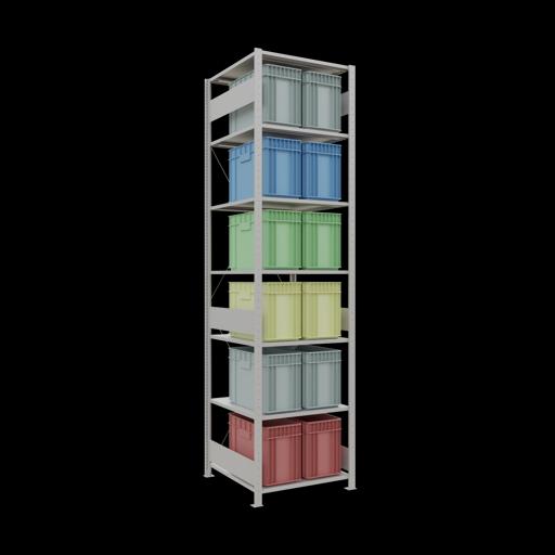 Immagine prodotto Schulte Lagertechnik MULTIplus150 sistema di scaffalatura di base senza bulloni con traversa