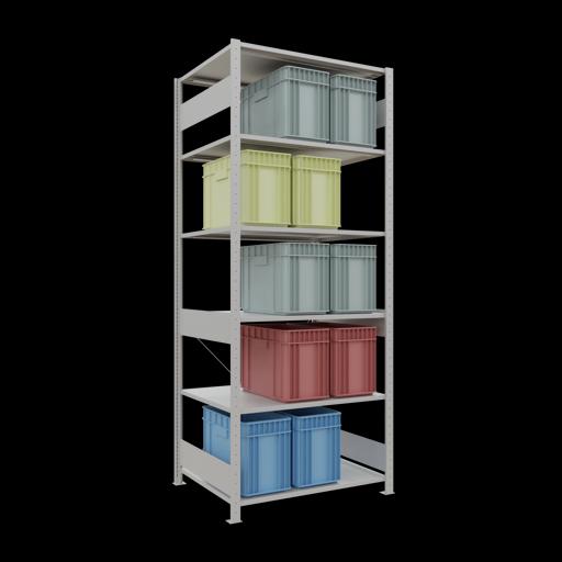 Immagine prodotto Schulte Lagertechnik MULTIplus150 sistema di scaffalatura di base senza bulloni con traversa