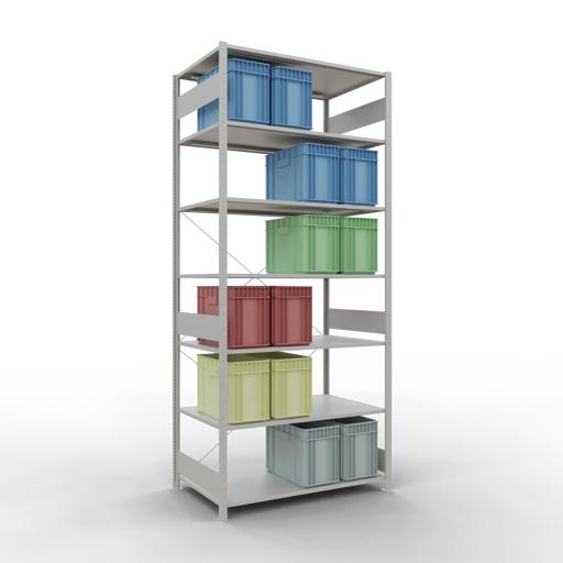 Actual product image Schulte Lagertechnik MULTIplus150 basic racking system with cross braces