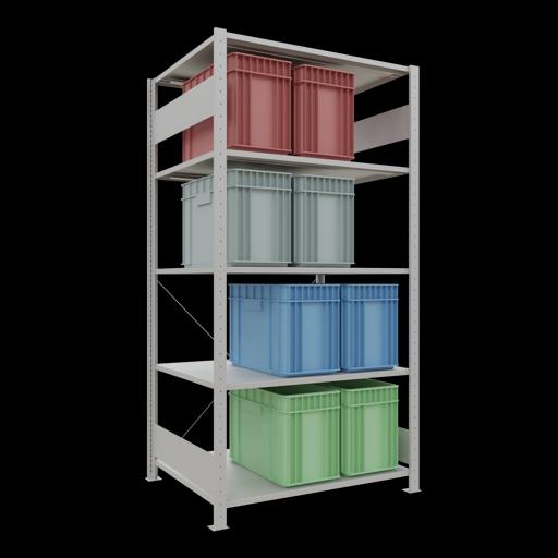 Immagine prodotto Schulte Lagertechnik MULTIplus150 sistema di scaffalatura di base senza bulloni con traversa