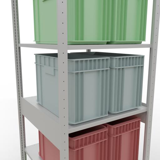 Image du produit Schulte Lagertechnik Elément départ MULTIplus150 avec traverse de longueur