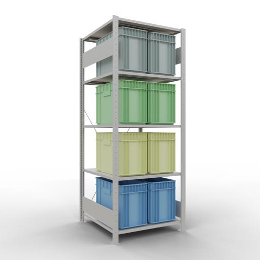 Actual product image Schulte Lagertechnik MULTIplus150 basic racking system with cross braces