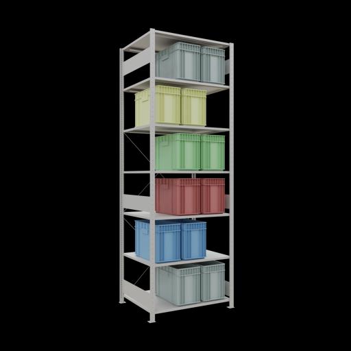Immagine prodotto Schulte Lagertechnik MULTIplus150 sistema di scaffalatura di base senza bulloni con traversa