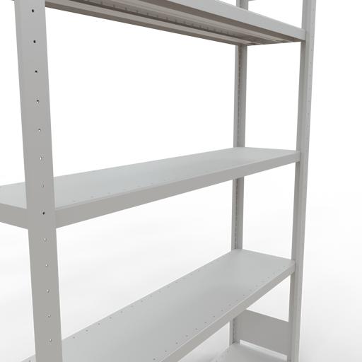Actual product image Schulte Lagertechnik MULTIplus250 basic racking system with length ledgers