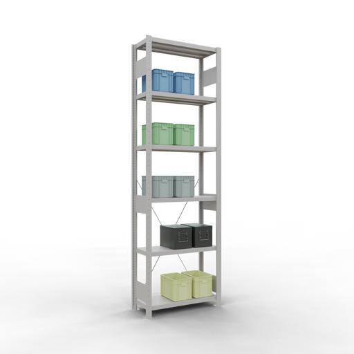 Actual product image Schulte Lagertechnik MULTIplus250 basic racking system with cross braces