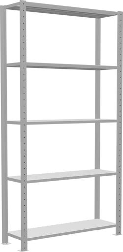 Actual product image Schulte Lagertechnik MULTIplus250 basic racking system with length ledgers
