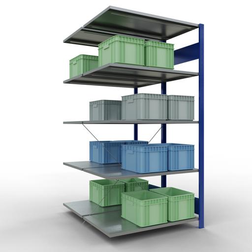 Actual product image Schulte Lagertechnik Double add-on shelf MULTIplus150