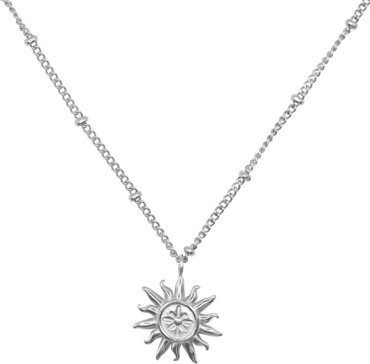 Silberfarben poliert