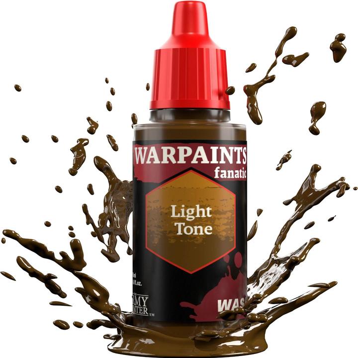 Produktbild The Army Painter Wash Warpaints Fanatic Wash: Light Tone 18 ml (Light Tone, 18 ml)
