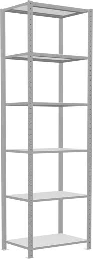 Actual product image Schulte Lagertechnik MULTIplus250 boltless basic shelving system with cross brace